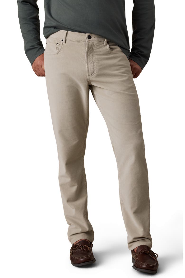 Stretch Corduroy Pants, Main, color, TUNDRA STONE