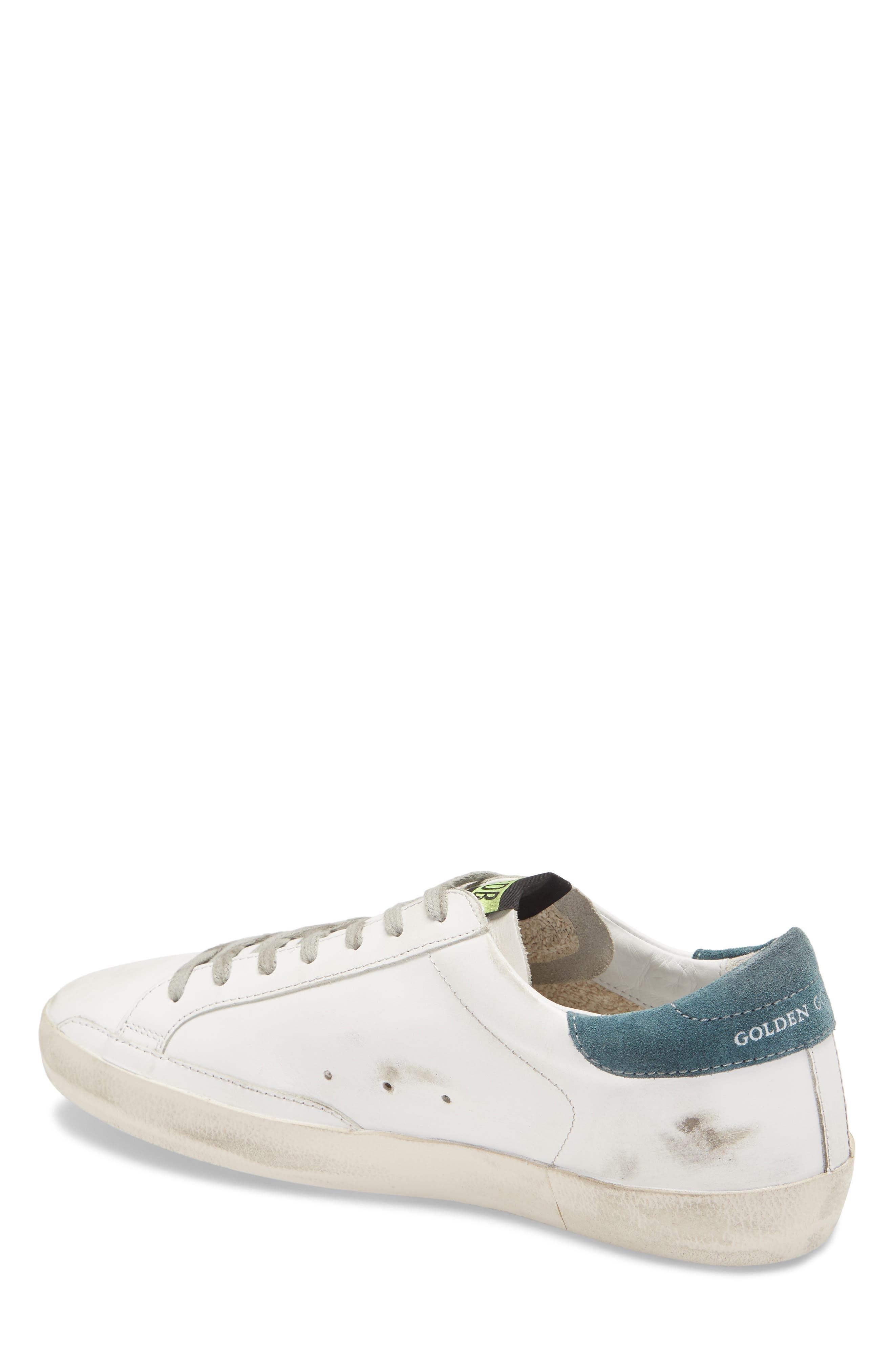 Super Star Sneaker (Nordstrom Exclusive), Alternate, color, WHITE LEATHER/ APRICOT STAR