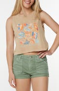 Roxy Painted Shells Wildflower Tank