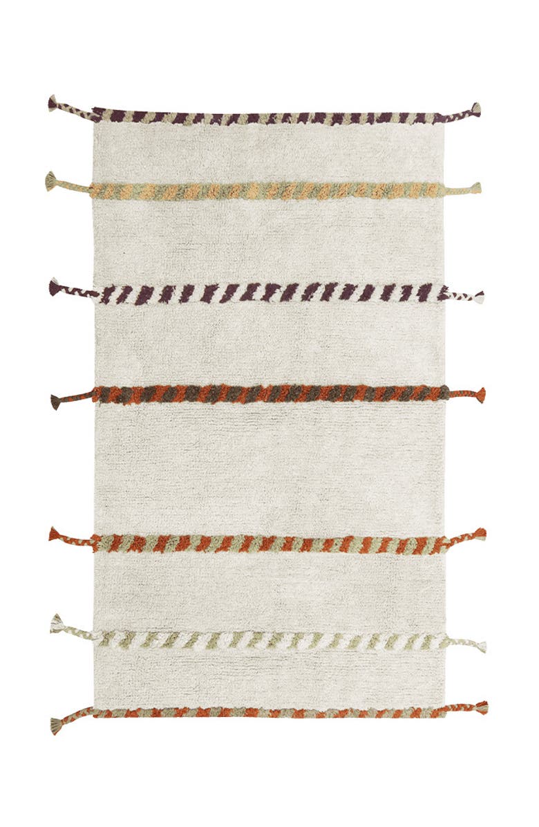 Lorena Canals Nomad Washable Rug Palas, Main, color, Natural, Multi