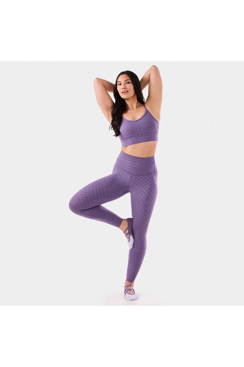 High Waisted Legging, Alternate, color, GRAPE ABSTRACT