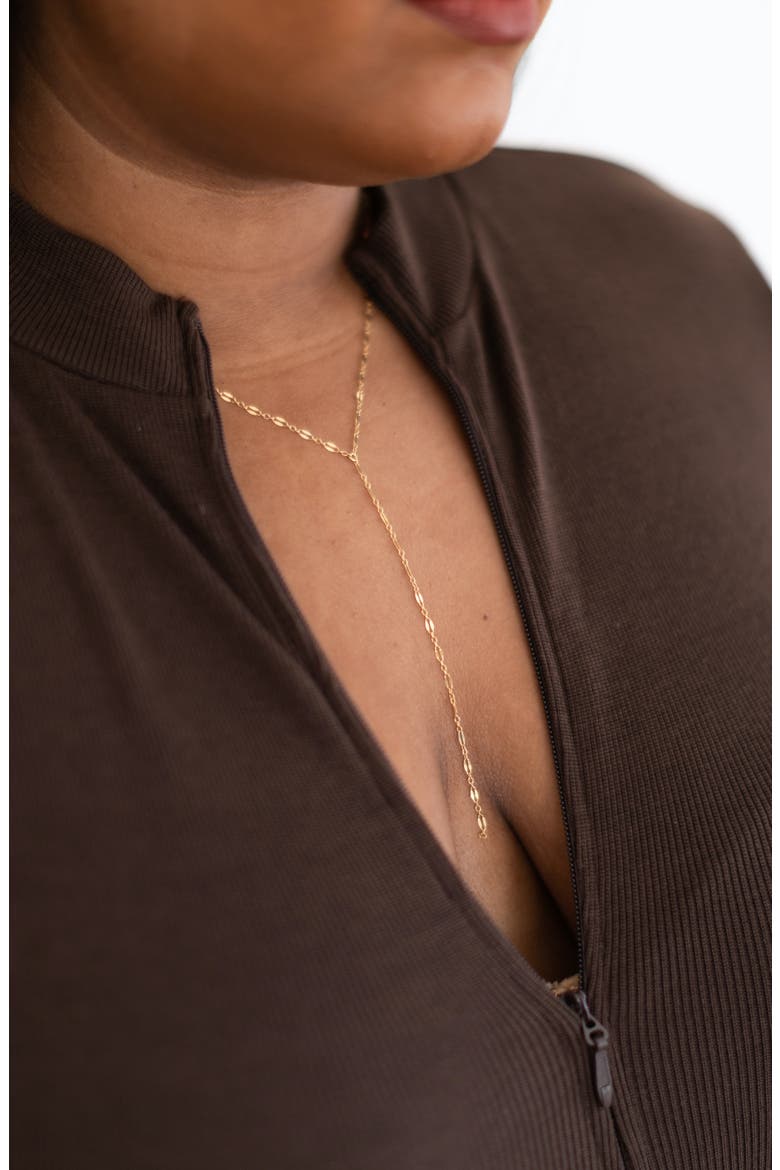 Phoebe Y-Necklace, Main, color, GOLD