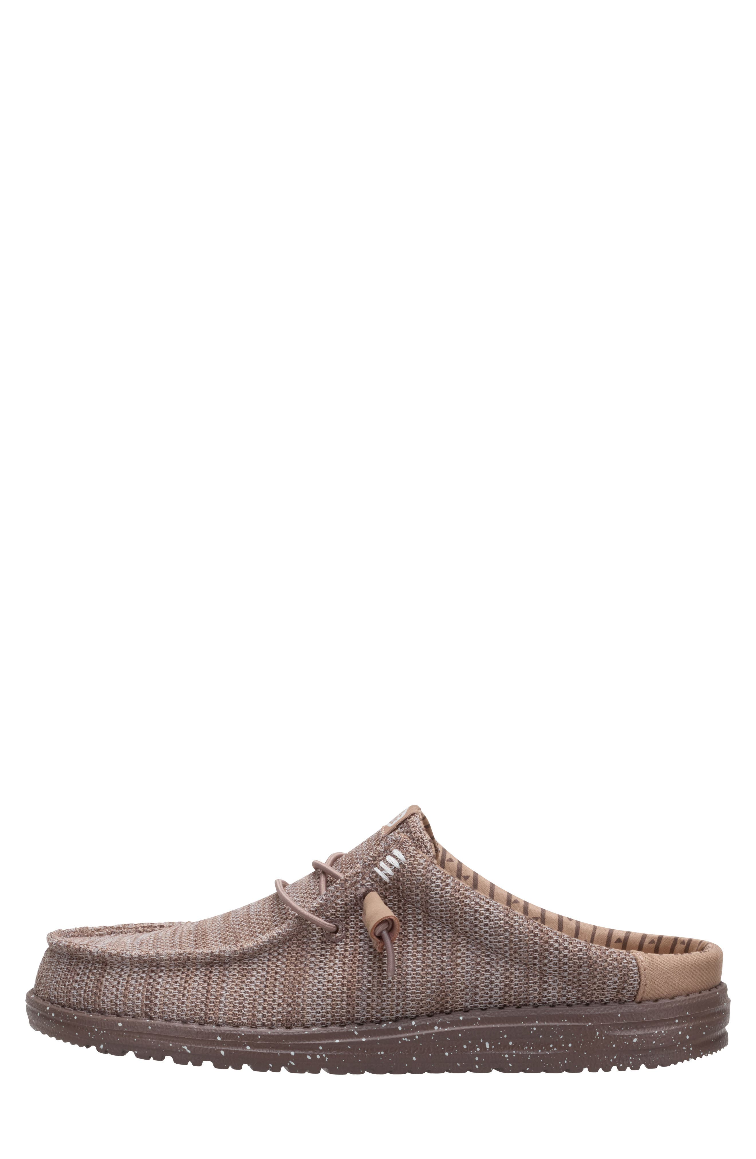 Hey Dude Wally Stretch Sox Slip-On, Alternate, color, Deep Taupe/ Chantrelle Tan