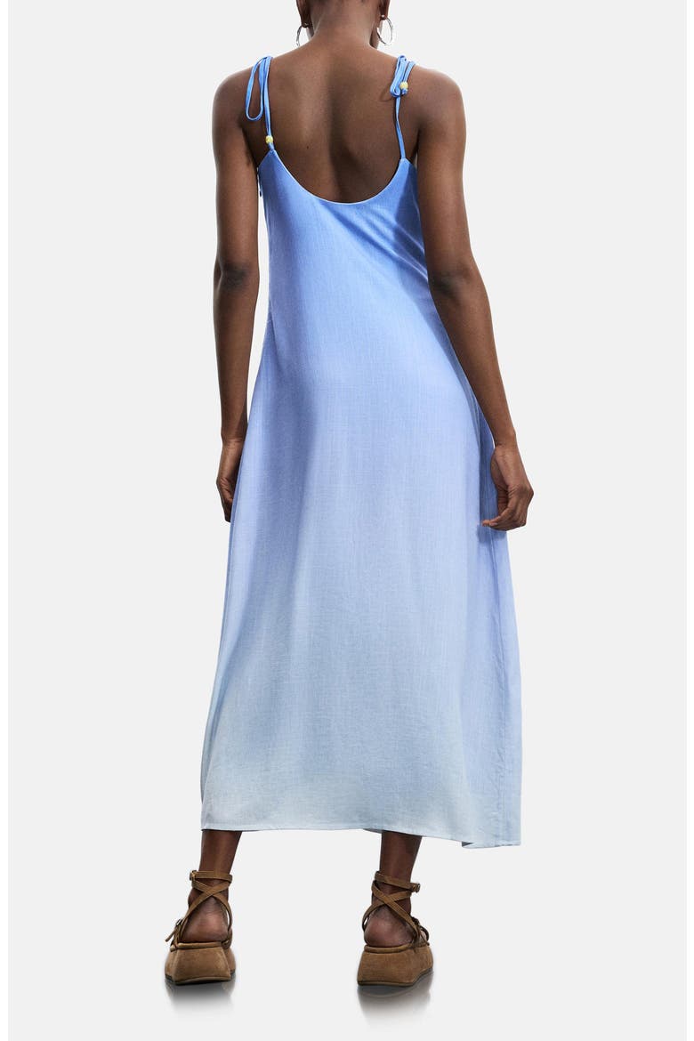 Tie Strap Maxi Dress, Alternate, color, LIGHT BLUE