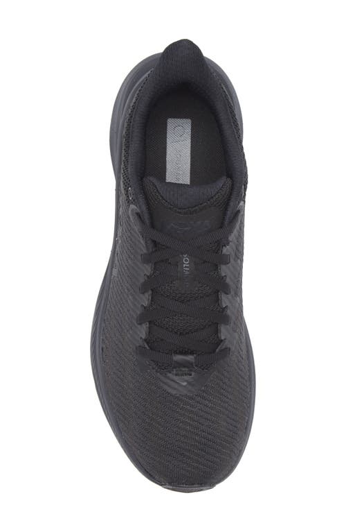 Hoka Solimar Running Shoe In Black/black