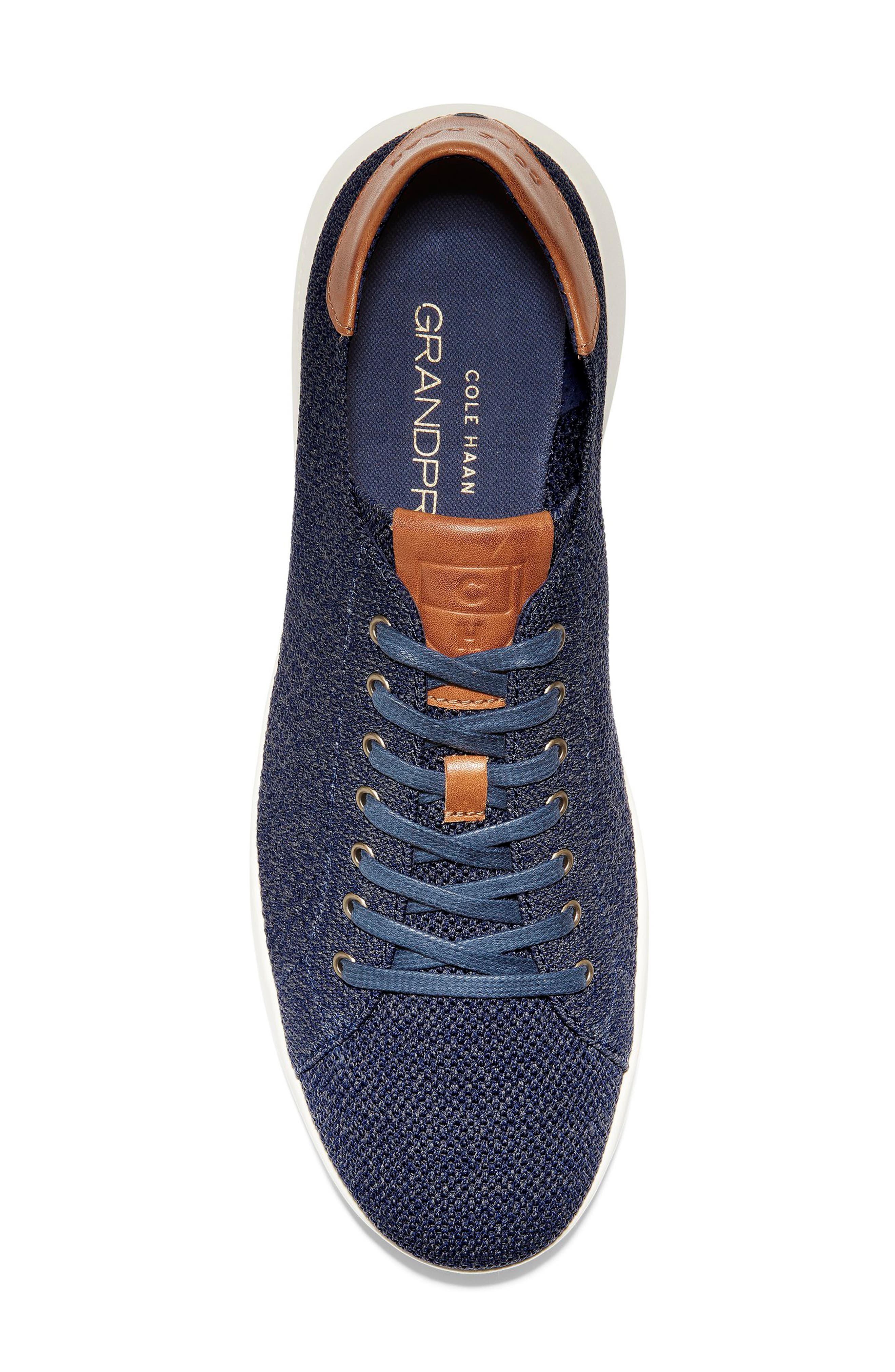 GrandPro Tennis Stitchlite Sneaker, Alternate, color, NAVY STITCH LITE / BRITISH TAN