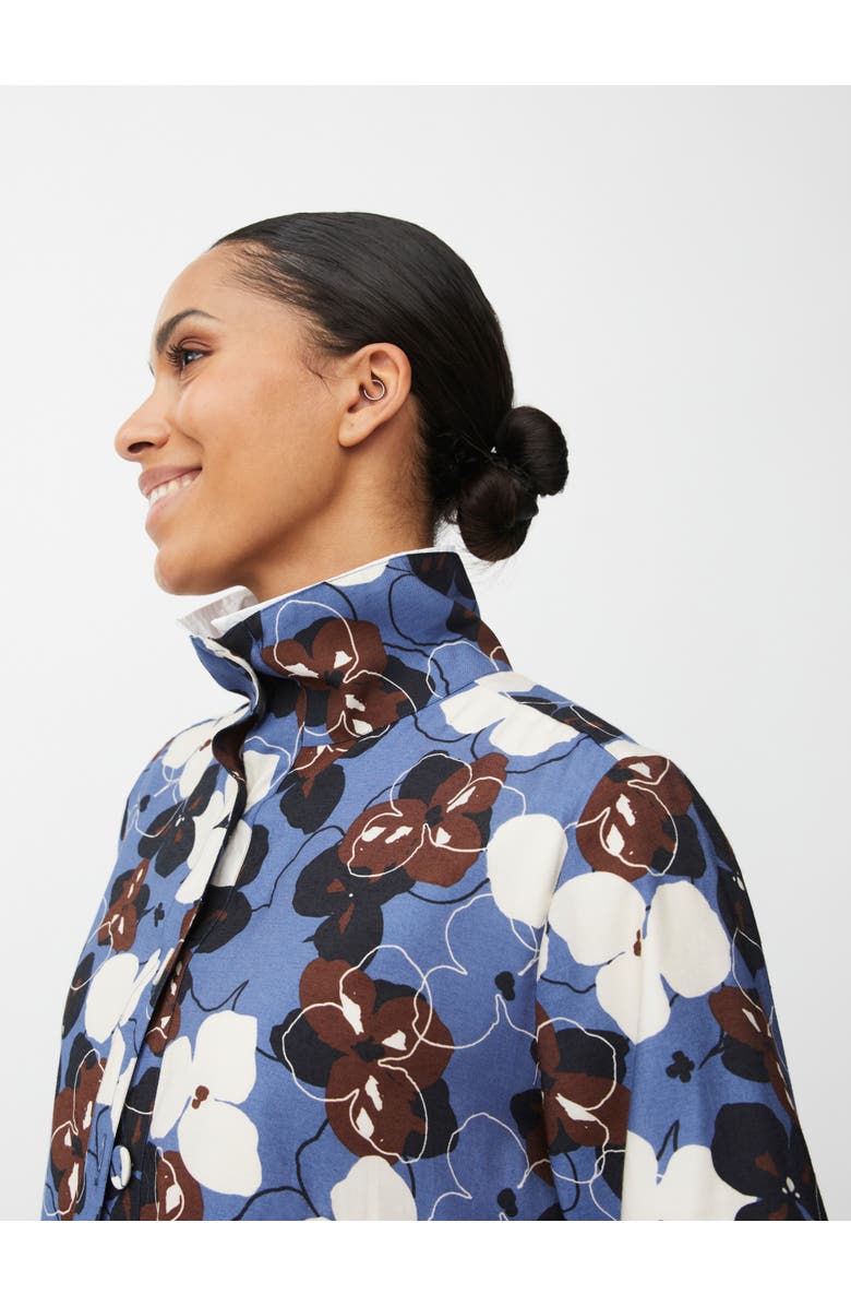 Masai Copenhagen MaJettie Floral Jacket, Alternate, color, Bijou Blue
