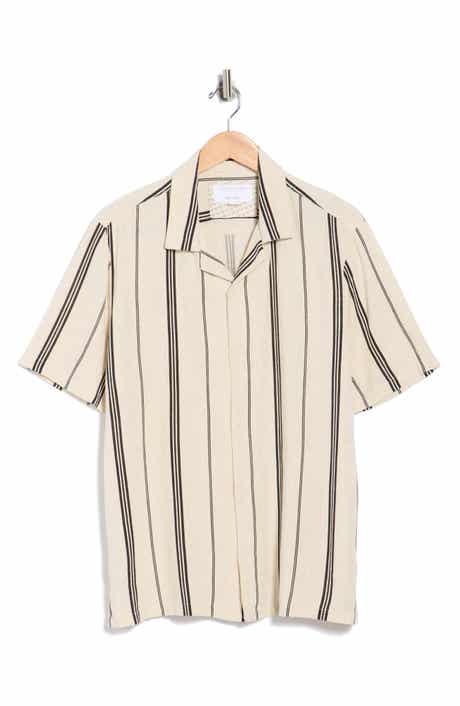 DENIM AND FLOWER Stripe Camp Shirt