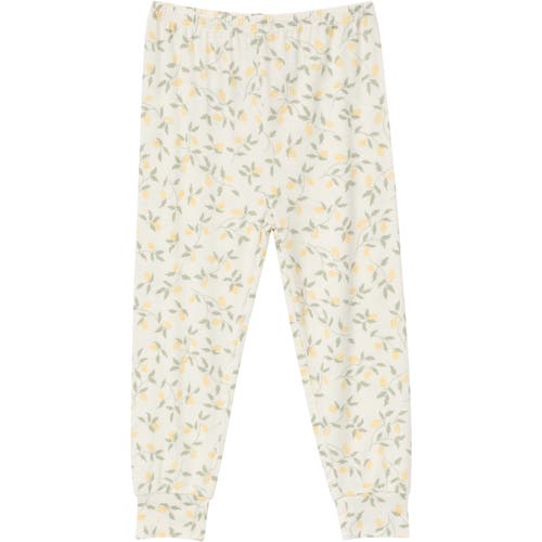 Modern Moments™ By Gerber Snug Fit 4-piece Pajama Set In Ivory Lemon Vine