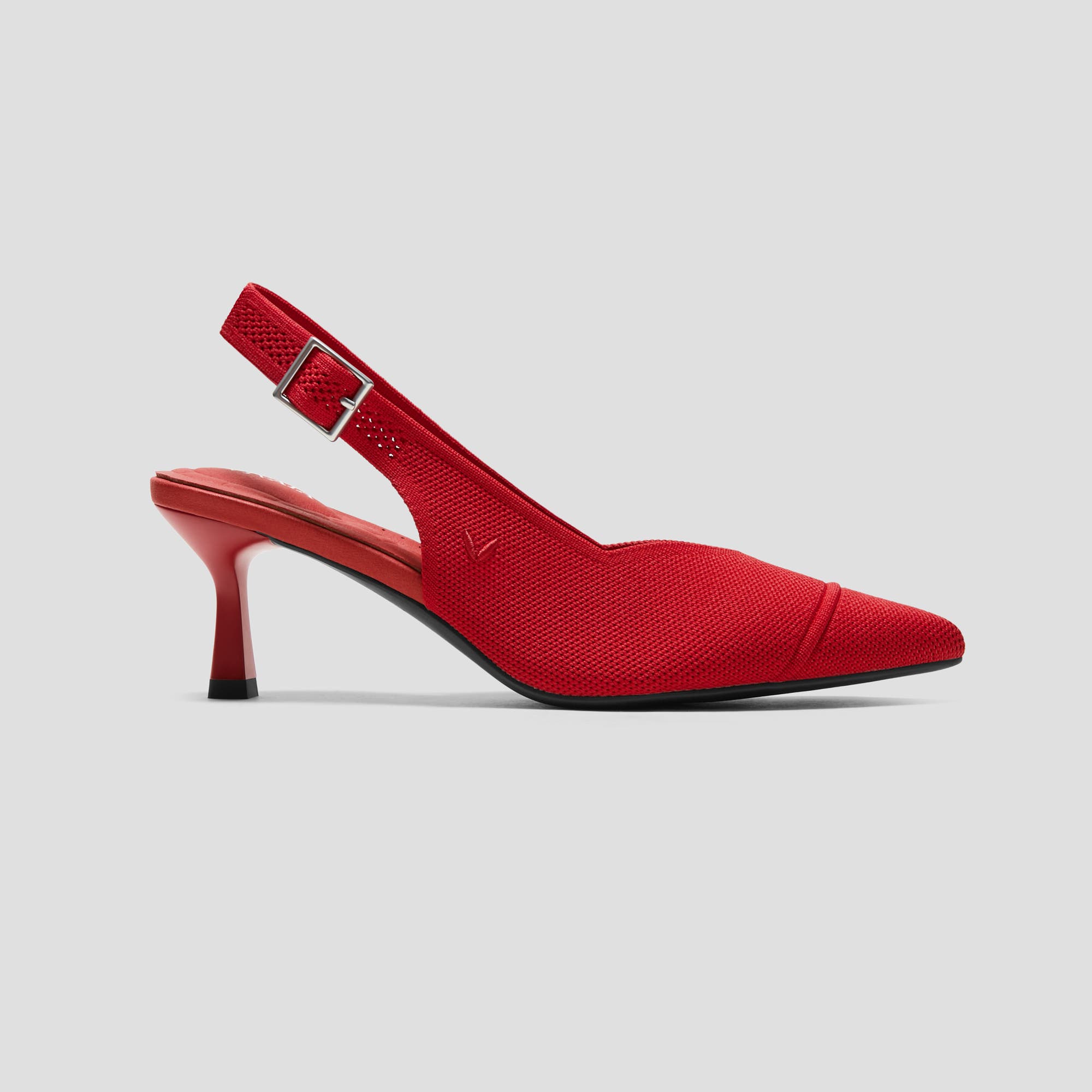 Addison Pointed-Toe Slingback Sandals, Alternate, color, Ruby  Red