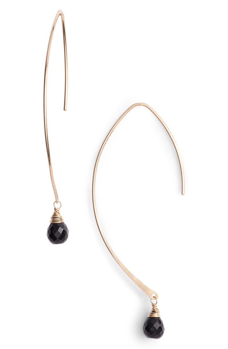 Nashelle Gem Wave Earrings, Main, color, 