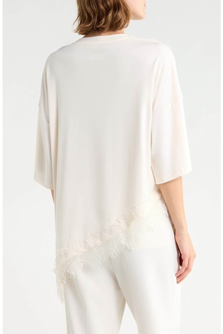 Lace Hem Assymetric Top, Alternate, color, OFF WHITE