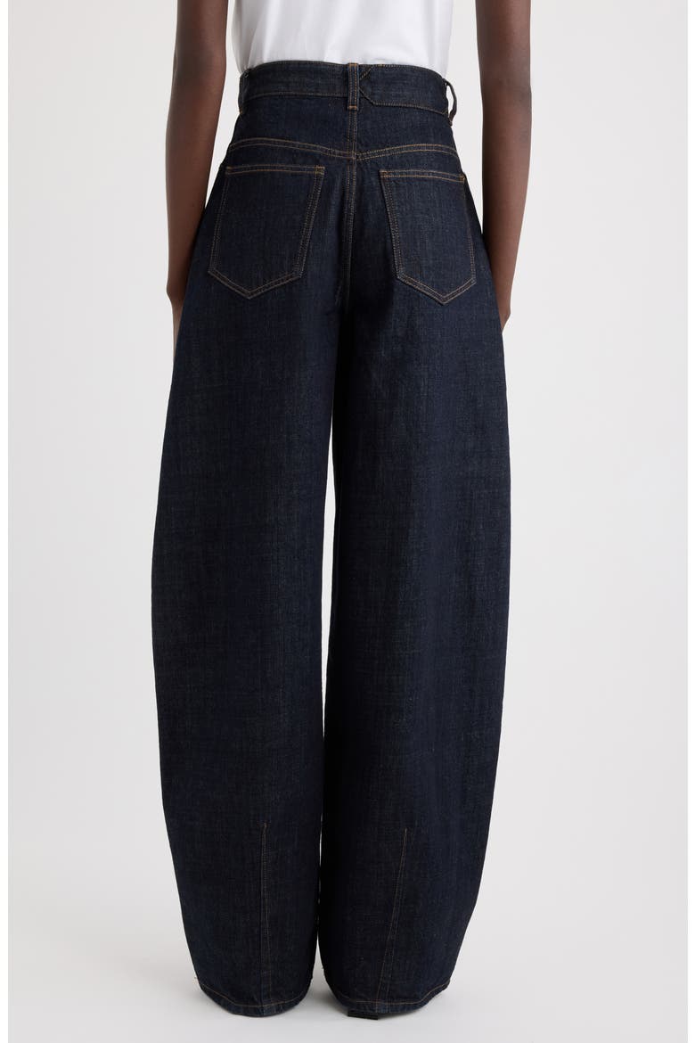 Le de-Nîmes Ovalo Wide Leg Jeans, Alternate, color, DARK NAVY