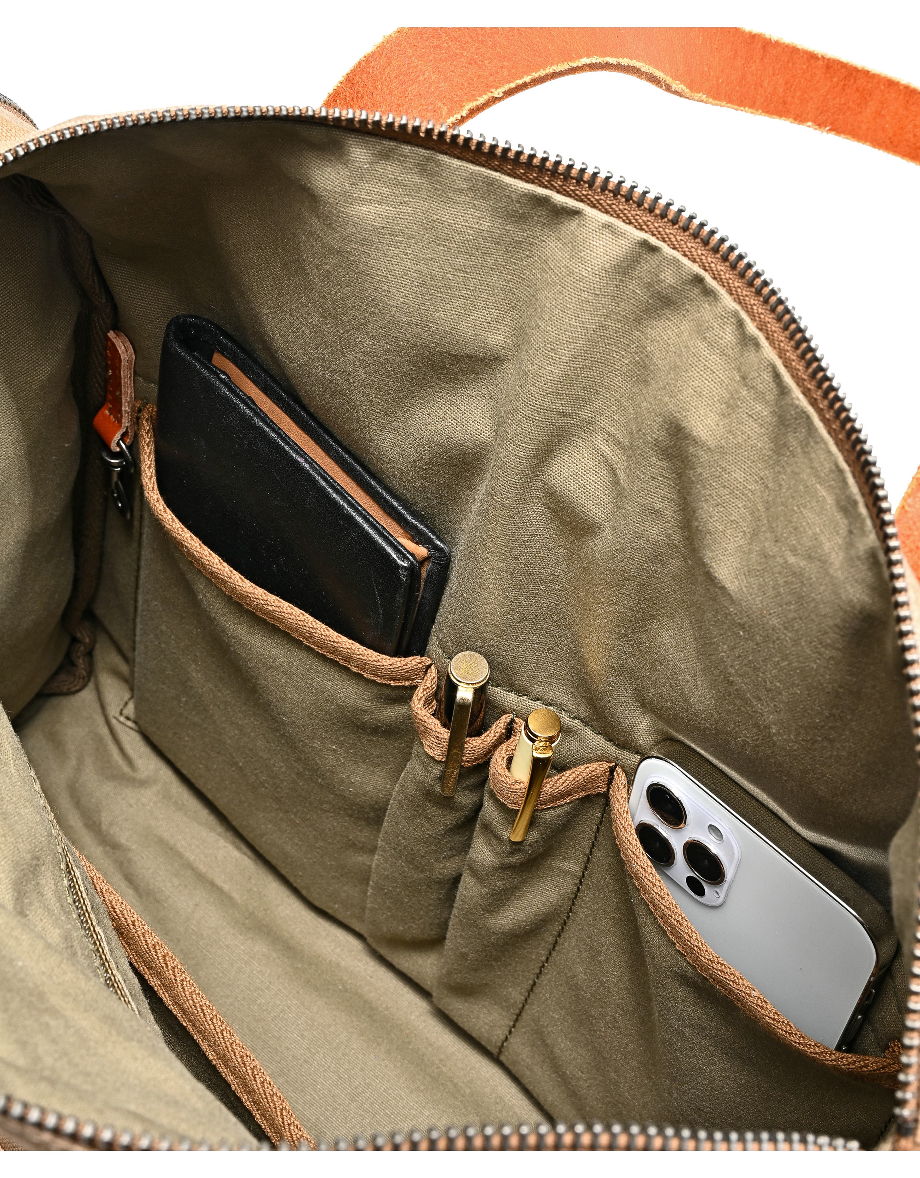 TSD Brand Super Horse Studded Canvas Convertible Satchel | Nordstrom