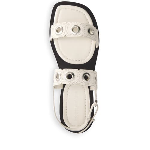 Bernardo1946 Footwear Acro Sandal In Off White