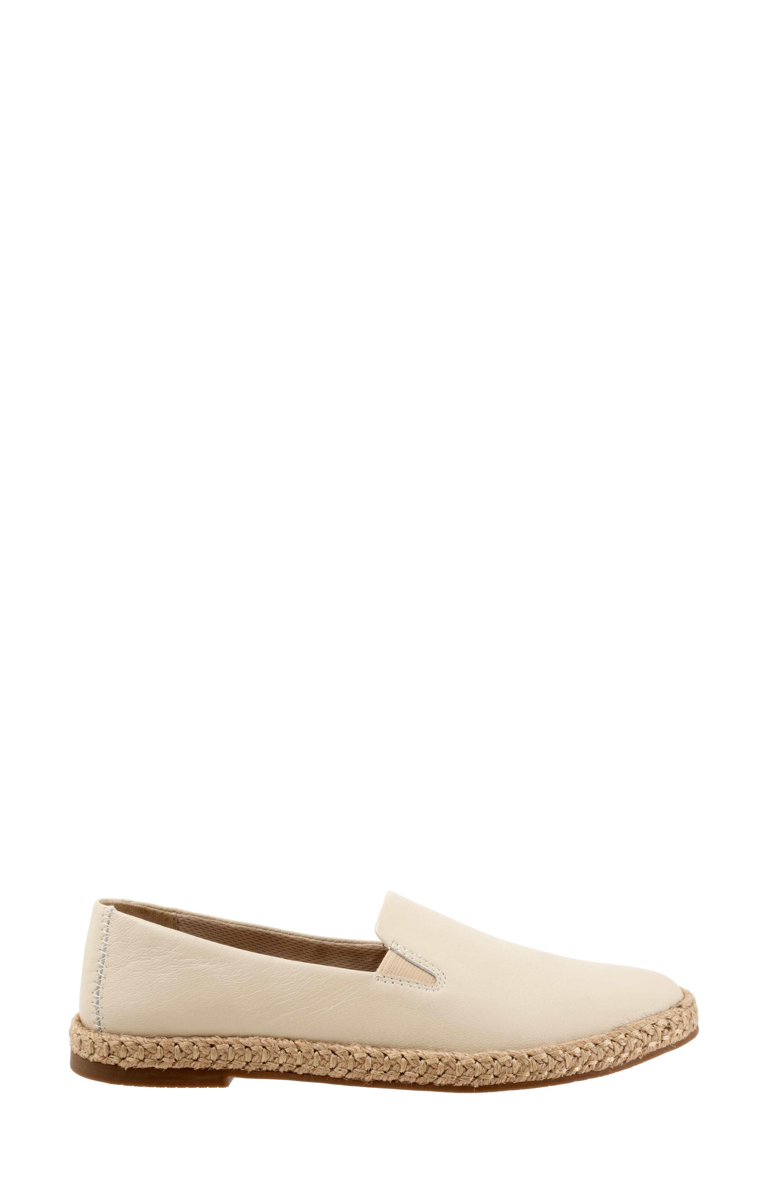 Poppy Espadrille Flat, Alternate, color, IVORY
