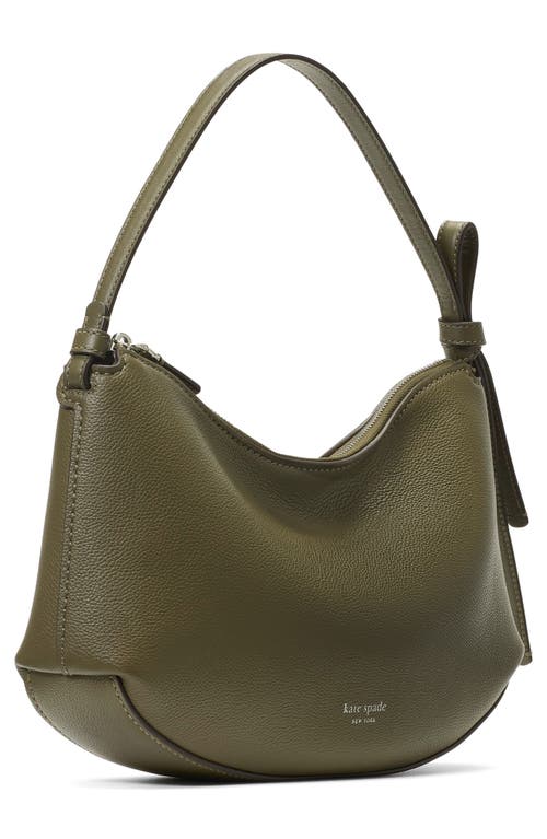 Kate Spade New York Loop Pebble Leather Shoulder Bag In Green
