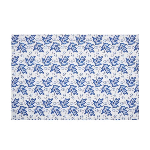 C & F Home C&f Home Blue Leaves & Acorn Towel In Blue