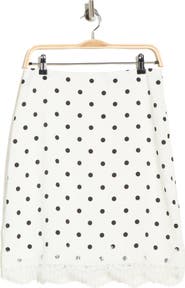 WAYF Lace Trim Skirt