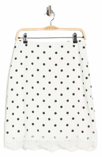 WAYF Lace Trim Skirt