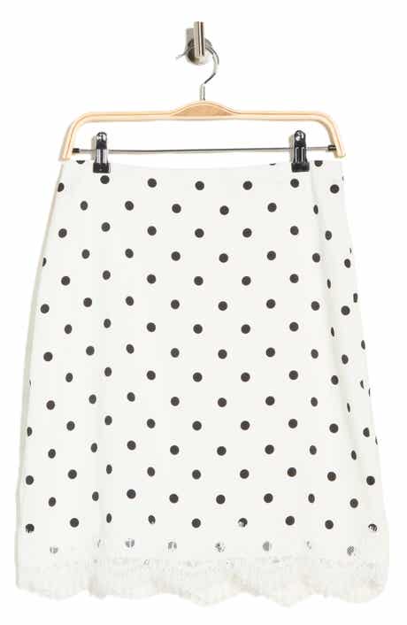 WAYF Lace Trim Skirt