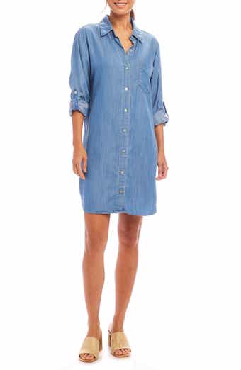 Chambray Shirtdress
