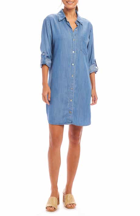 Chambray Shirtdress