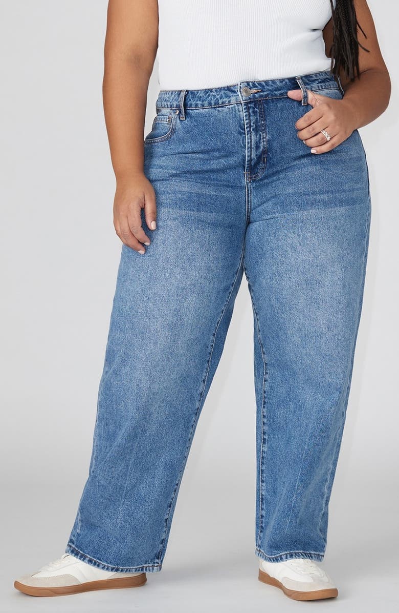ELOQUII The Loose Jeans, Main, color, 