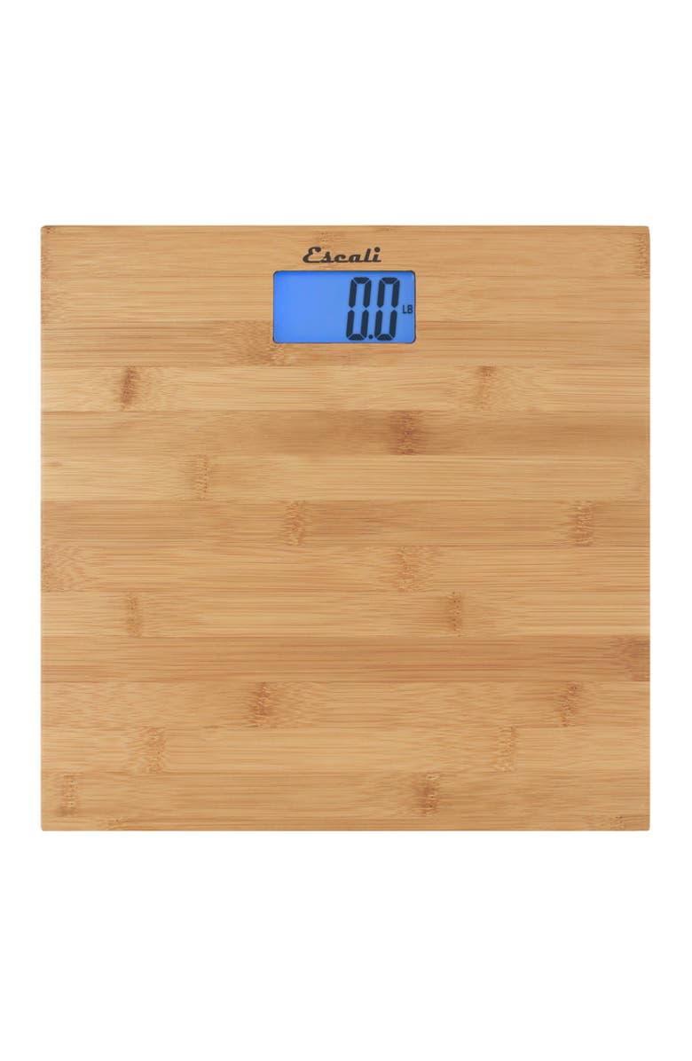 ESCALI Bathroom Scale, Main, color, Bamboo