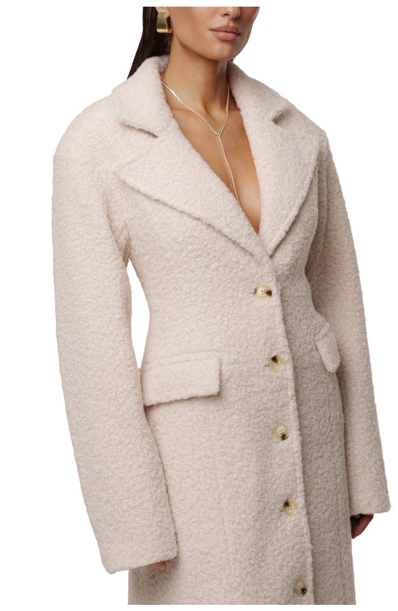 JLUXLABEL Midnight Check In Coat, Alternate, color, Ivory