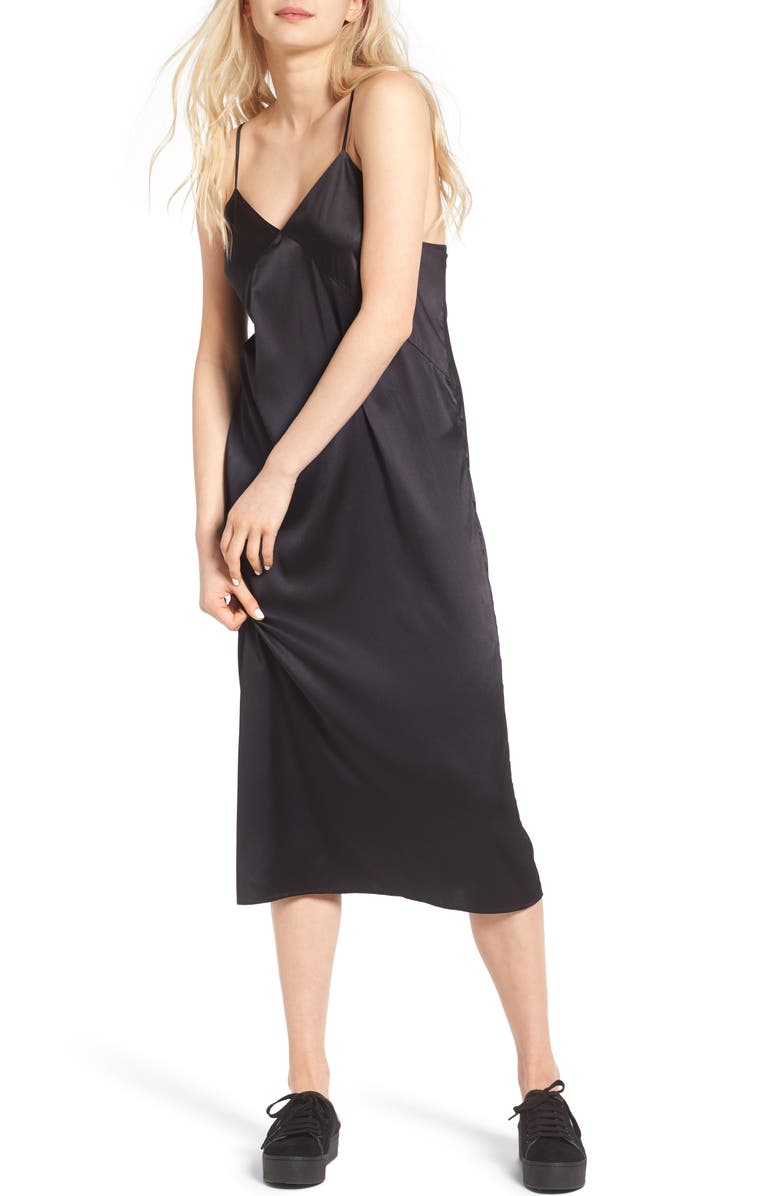 YUNE HO Pina Silk Camisole Dress, Main, color, 