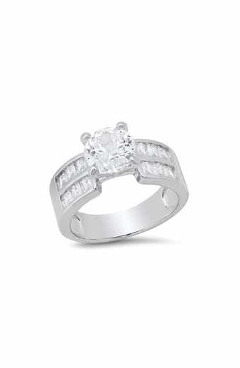 HMY JEWELRY Simulated Diamond Stacked Ring