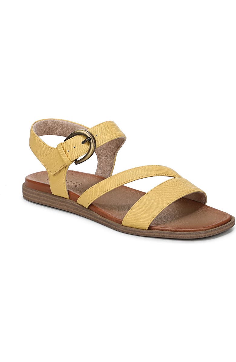 SOUL NATURALIZER Jayvee Sandal, Main, color, Beehive Yellow Faux Twill