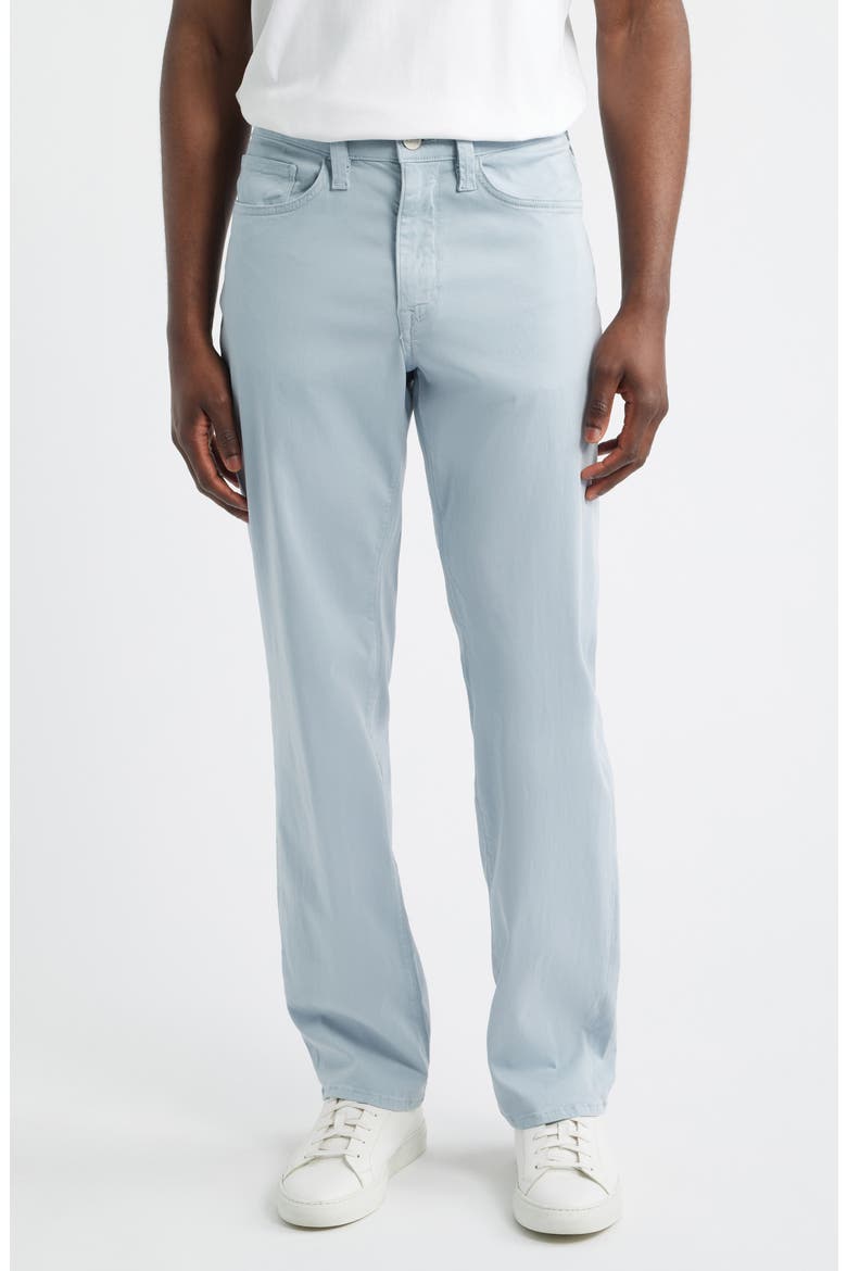 Charisma Relaxed Straight Leg Twill Pants, Main, color, MIST TWILL