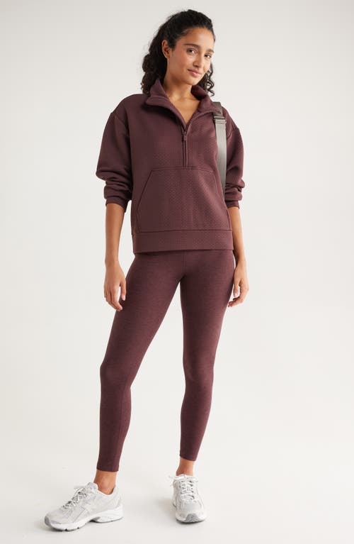 Zella Kickback Ottoman Half Zip Pullover