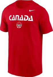 Nike Men's Nike  Red Canada Soccer Country T-Shirt