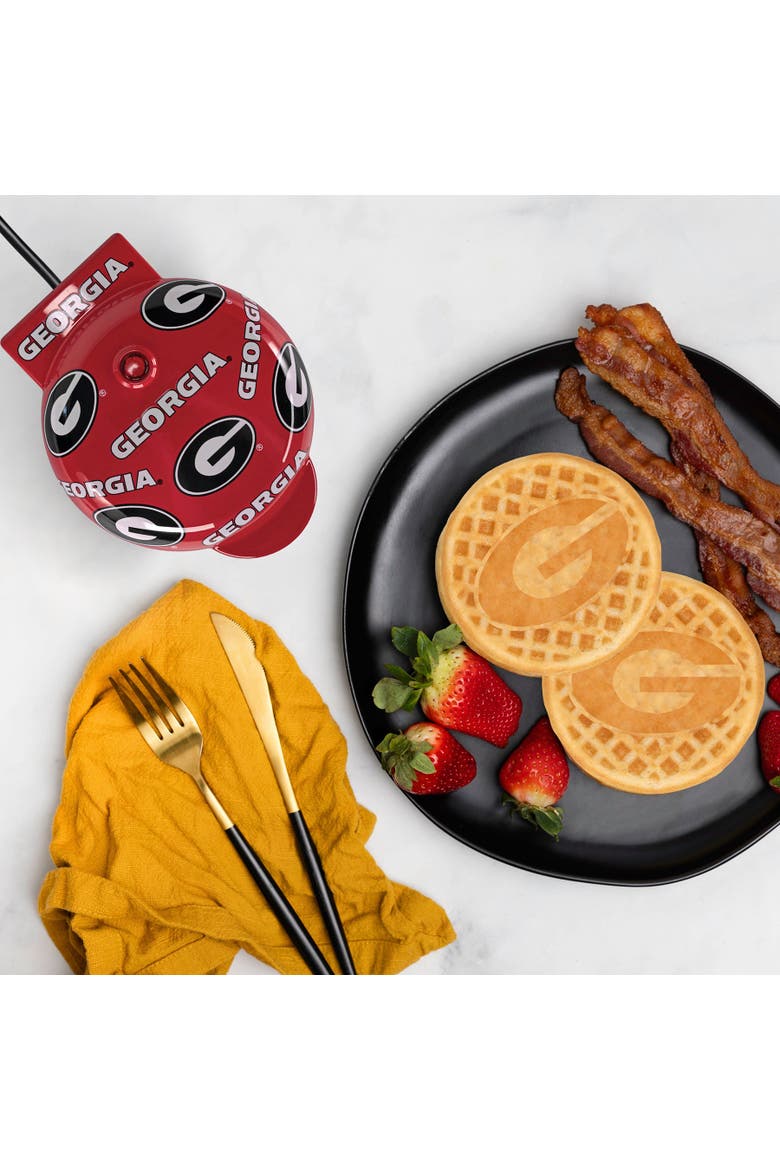 University of Georgia Bulldogs Mini Waffle Maker, Main, color, None