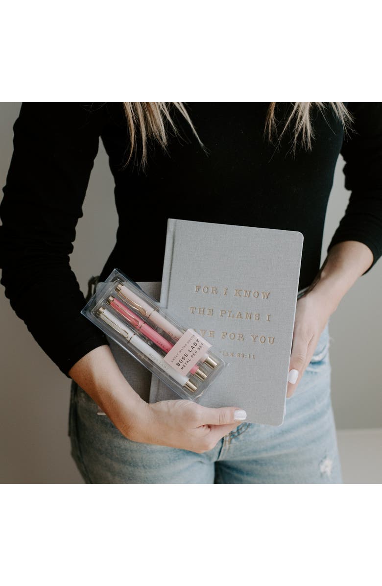 SWEET WATER DECOR Fabric Journal, Alternate, color, For I Know The Plans