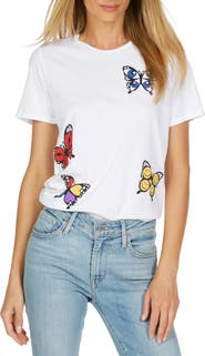 Lauren Moshi Croft Butterfly Top