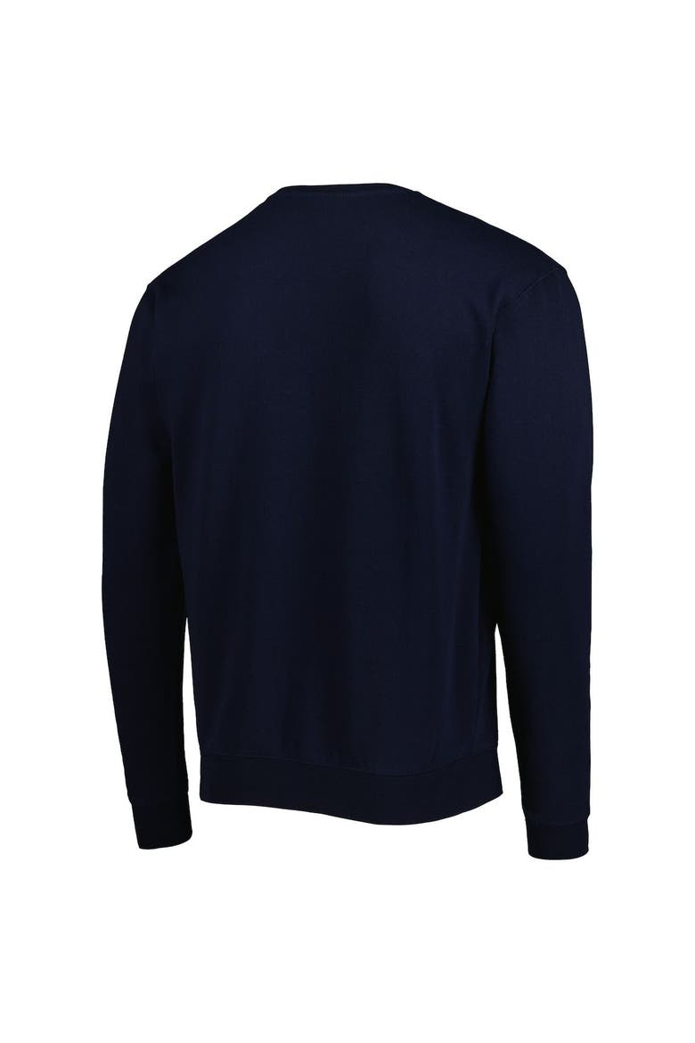 Men's Colosseum Navy Tennessee Chattanooga Mocs Arch Over Logo Pullover Sweatshirt, Alternate, color, Navy