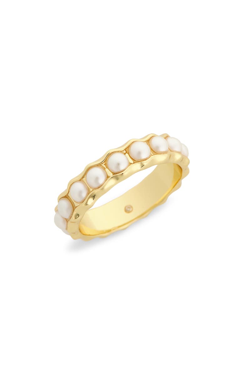 Covet Imitation Pearl Eternity Band Ring, Main, color, 