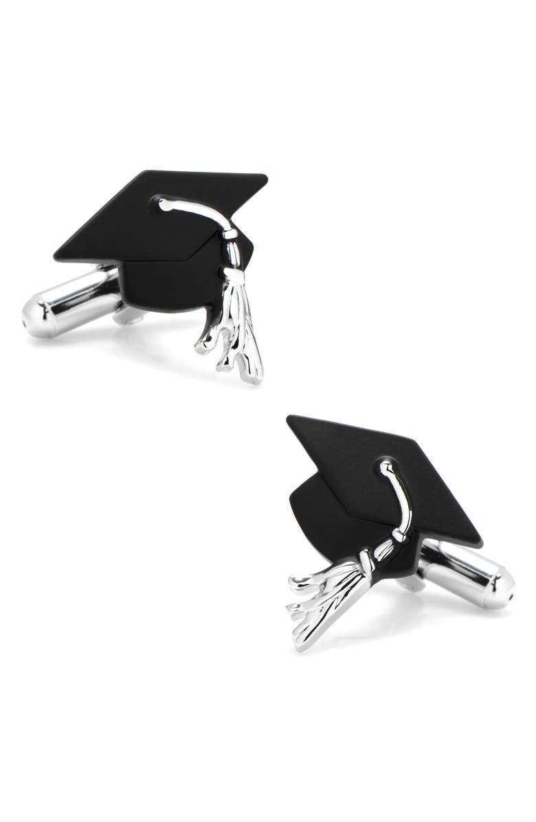 Cufflinks, Inc. Graduation Cap Cuff Links, Main, color,