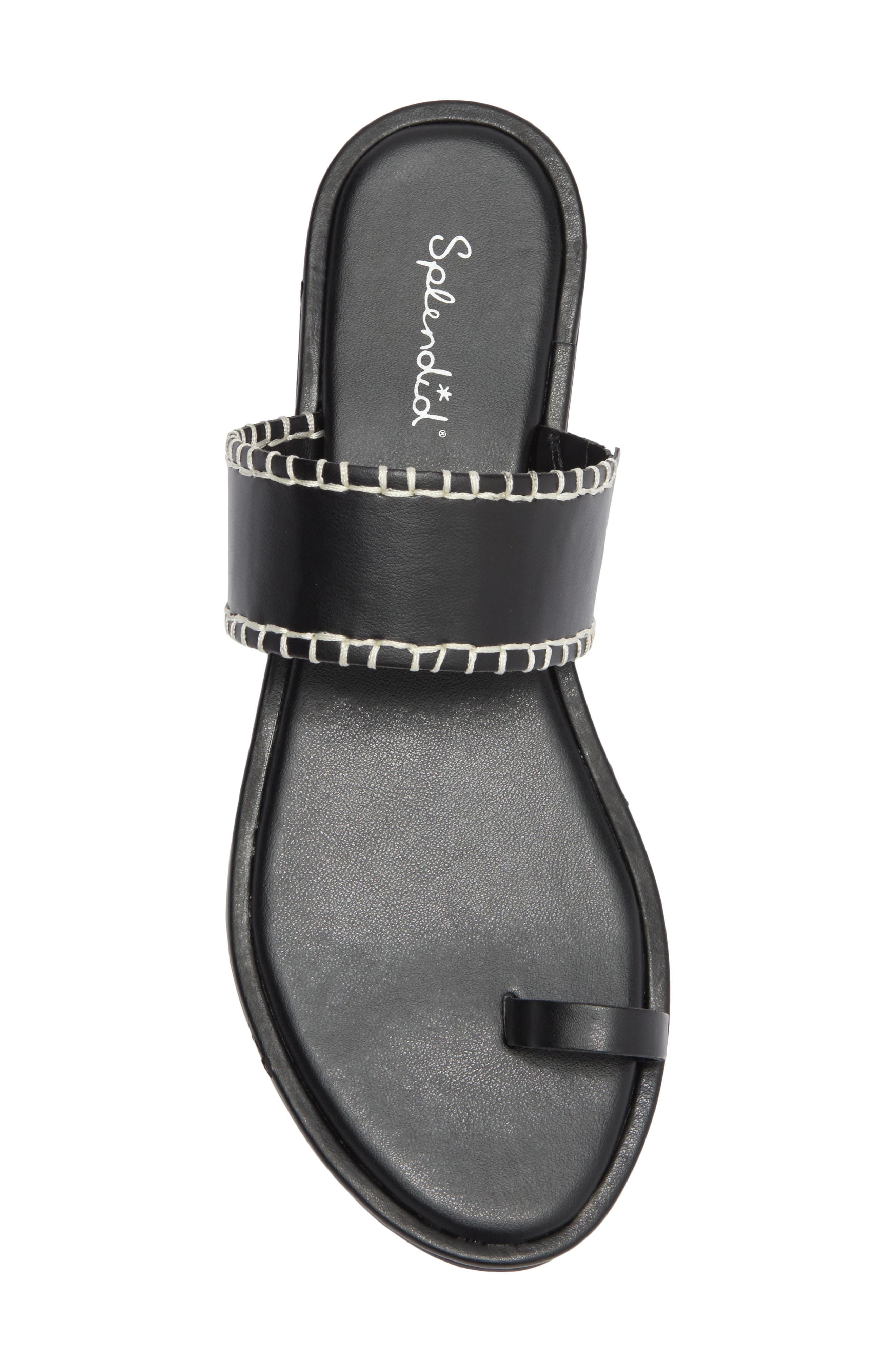 Splendid Yuna Toe Loop Sandal, Alternate, color, Black