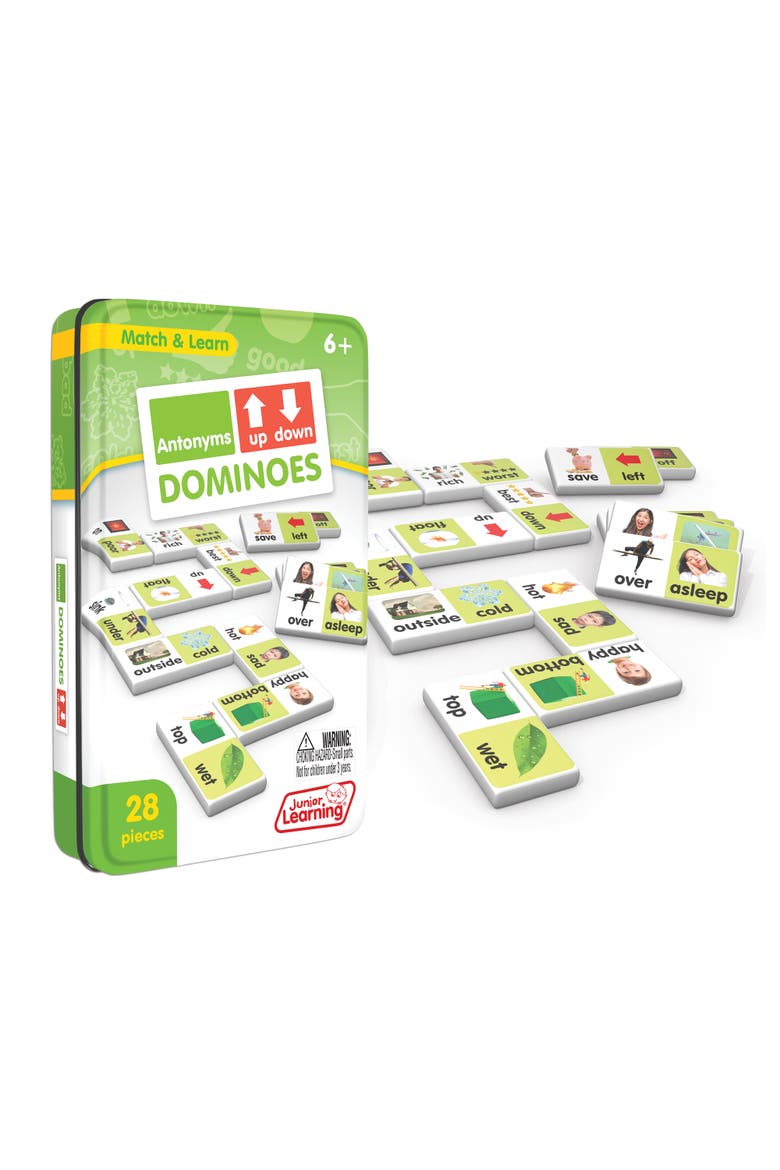 Antonyms Dominoes, Alternate, color, Multicolored