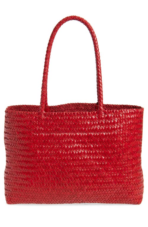 Madewell Handwoven Leather Tote