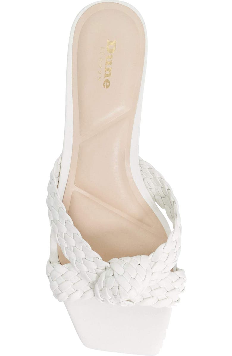 Dune London Lacees Block Heel Sandal, Alternate, color, White