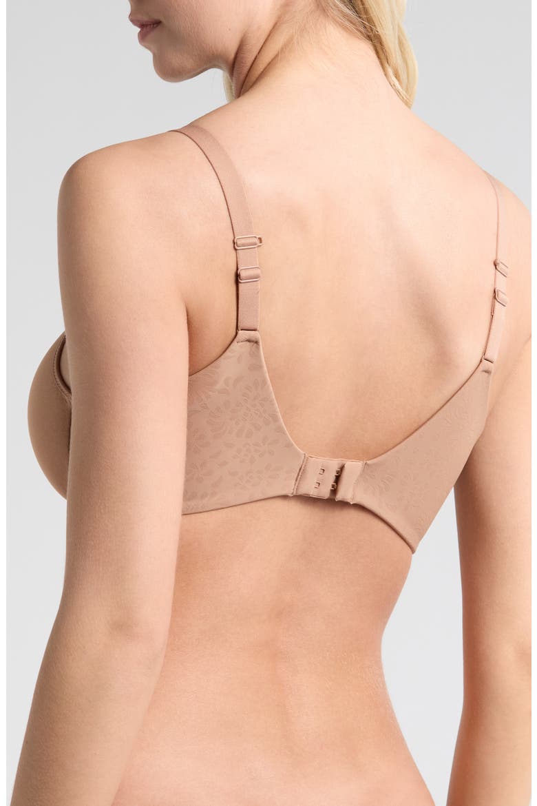 Comfort Chic Back Smoothing T-Shirt Bra, Alternate, color, COFFEE LATTE-02T
