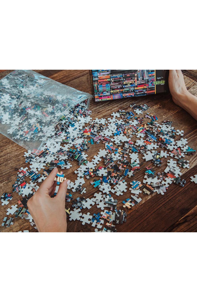 Toynk Blockbuster Era 1000-Piece Jigsaw Puzzle | Toynk Exclusive, Alternate, color, Multi-Color