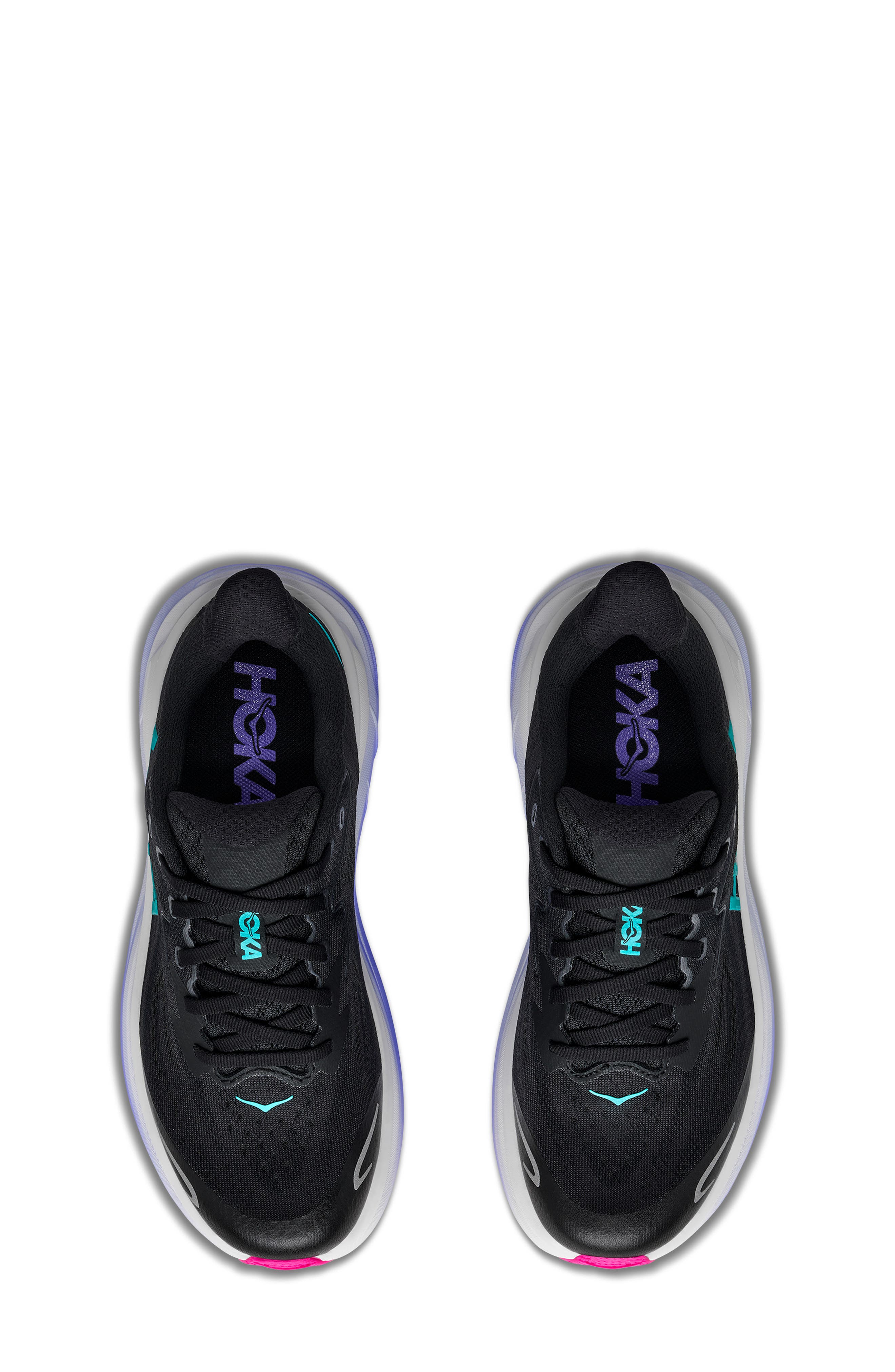 Kids' Clifton 10 Running Sneaker, Alternate, color, BLACK / CARBON BLACK