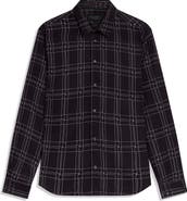 Ted Baker Lirra Regular Fit Geometric Print Button-Up Shirt